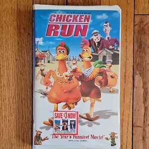 Chicken Run VHS Tape